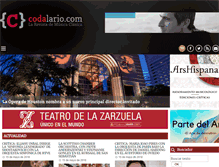 Tablet Screenshot of codalario.com